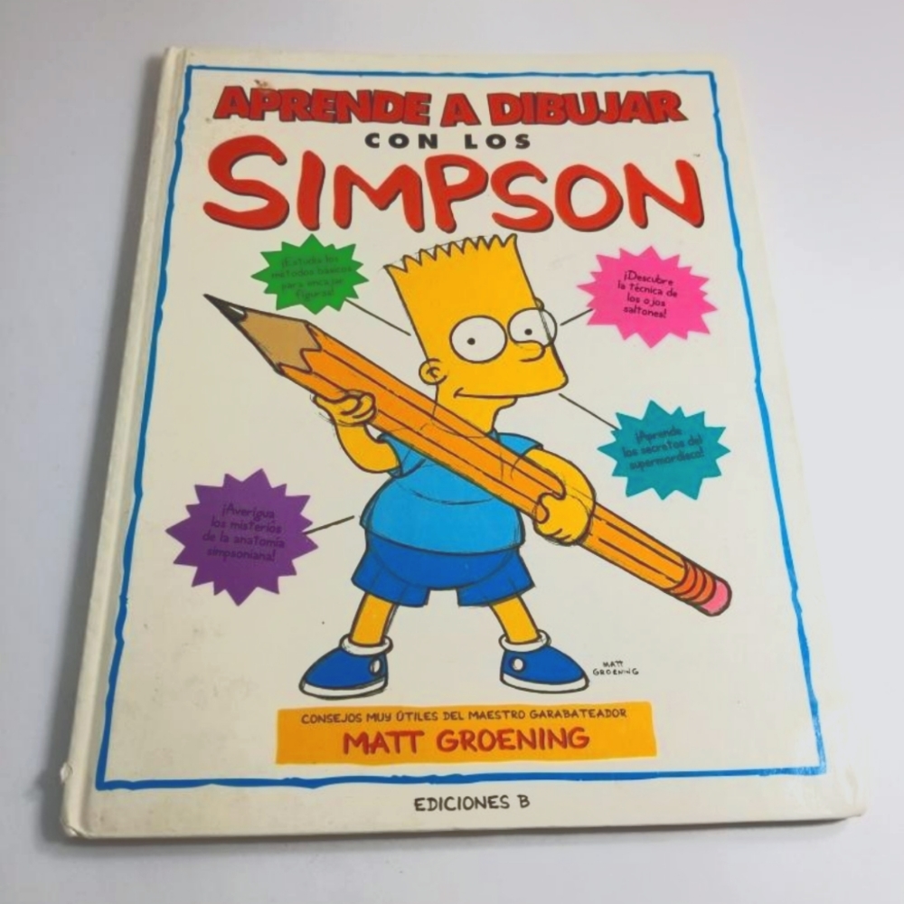 The Simpsons Learn how to Draw Book